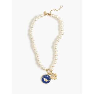 J. Crew Je t'aime pearl pendant necklace